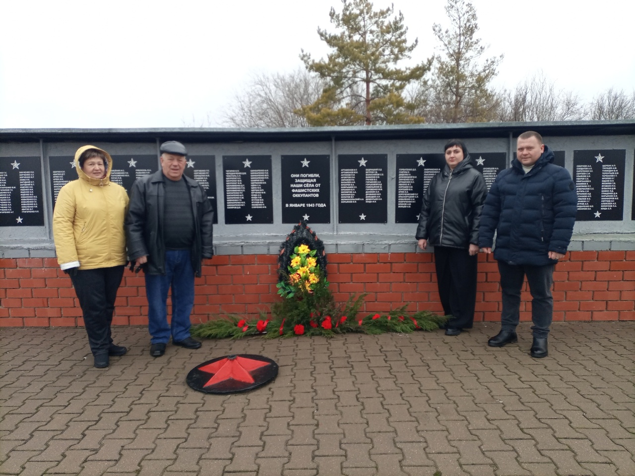 Митинг к Дню освобождения села.